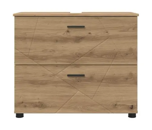 Vannas Istabas Skapītis Amatnieku Ozola 76.5 X 35 X 64 Cm Vidaxl