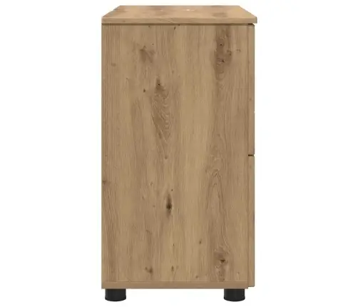 Vannas Istabas Skapītis Amatnieku Ozola 76.5 X 35 X 64 Cm Vidaxl