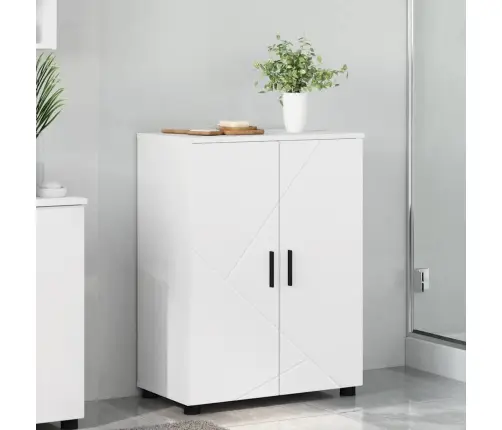 Vannas Istabas Skapītis Balts 60 X 35 X 80 Cm Inženierijas Koks Vidaxl