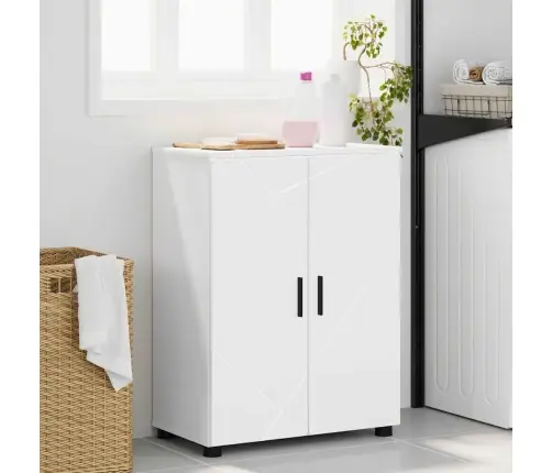 Vannas Istabas Skapītis Balts 60 X 35 X 80 Cm Inženierijas Koks Vidaxl