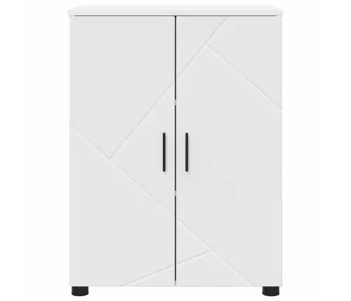 Vannas Istabas Skapītis Balts 60 X 35 X 80 Cm Inženierijas Koks Vidaxl