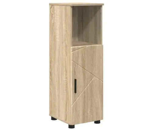 Vannitoa Kapp Riiuliga Sonoma Tamm 30 X 35 X 95 Cm Tehispuit