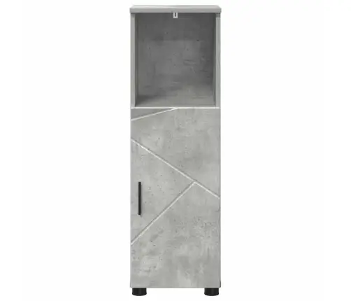 Vannas Istabas Skapītis Ar Durvīm Betona Pelēka 30 X 35 X 95 Cm Vidaxl