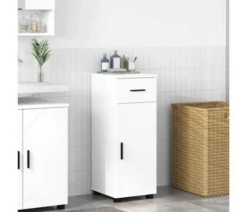 Vannitoa Kapp Sahtliga Valge 30 X 35 X 80 Cm Tehispuit & Metall