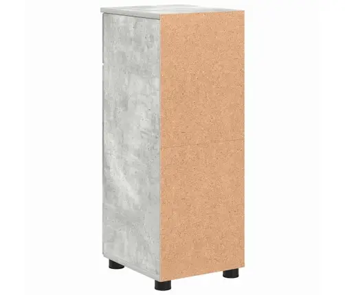 Vannas Istabas Skapītis Ar Durvīm Betona Pelēka 30 X 35 X 80 Cm Vidaxl