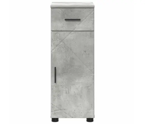 Vannas Istabas Skapītis Ar Durvīm Betona Pelēka 30 X 35 X 80 Cm Vidaxl