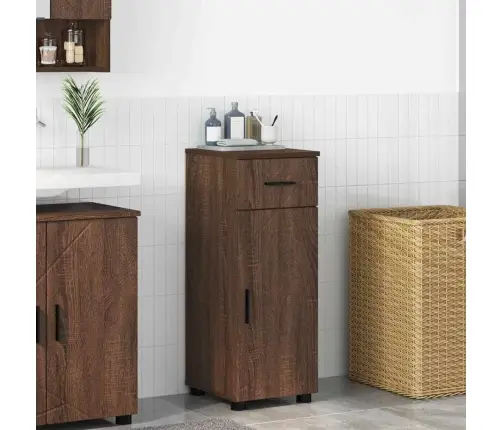 Vonios Spintelė Su Stalčių Rudas Ąžuolas 30 X 35 X 80 Cm