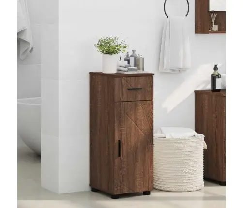 Vonios Spintelė Su Stalčių Rudas Ąžuolas 30 X 35 X 80 Cm