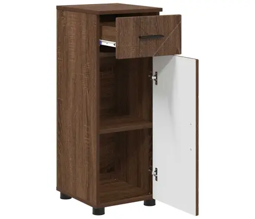 Vonios Spintelė Su Stalčių Rudas Ąžuolas 30 X 35 X 80 Cm