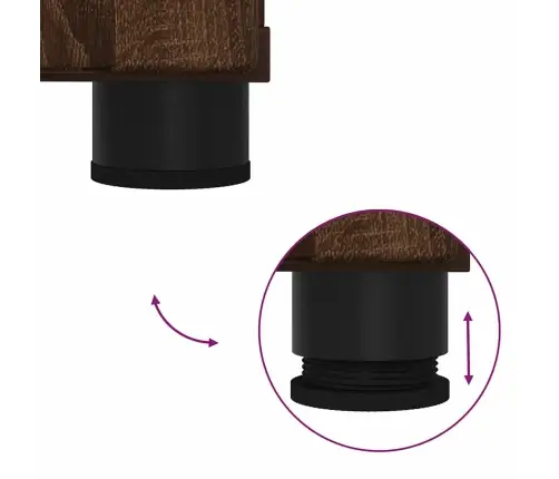 Vonios Spintelė Su Stalčių Rudas Ąžuolas 30 X 35 X 80 Cm