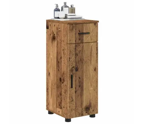 Vonios Spintelė Su Stalčių Senovinis Medis 30 X 35 X 80 Cm