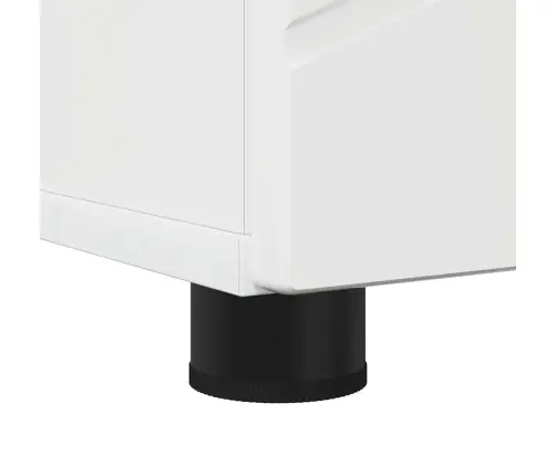 Vonios Spintelė Aukštai Blizganti Balta 30 X 35 X 192 Cm