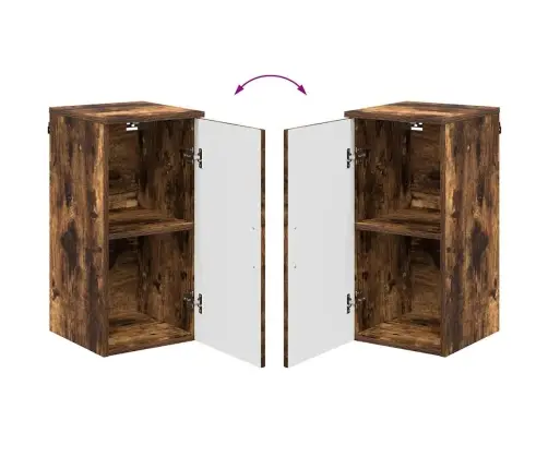 Vannas Istabas Skapītis Dūmakaina Ozolkoka 30 X 31.5 X 61 Cm Vidaxl