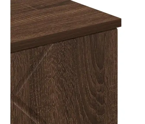 Vannas Istabas Skapītis Brūna Ozolkoka 30 X 31.5 X 61 Cm Vidaxl