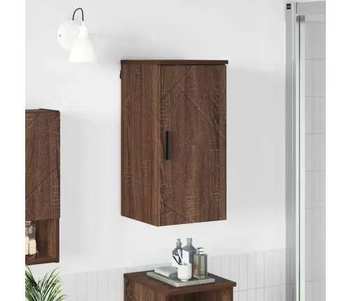 Vannas Istabas Skapītis Brūna Ozolkoka 30 X 31.5 X 61 Cm Vidaxl
