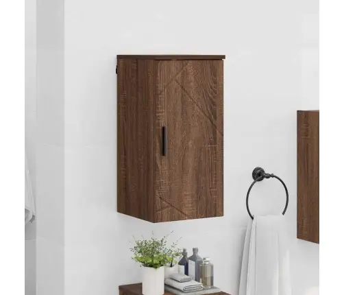 Vannas Istabas Skapītis Brūna Ozolkoka 30 X 31.5 X 61 Cm Vidaxl