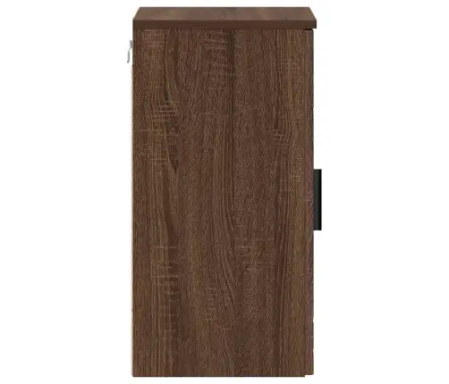 Vannas Istabas Skapītis Brūna Ozolkoka 30 X 31.5 X 61 Cm Vidaxl