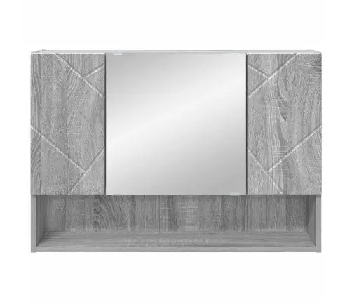 Peeglikapp Ladustamisega Hall Sonoma 80 X 17 X 55 Cm Tehispuit