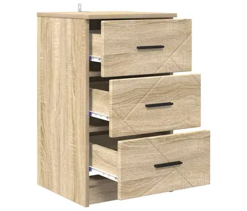 Šalia Lovos Spintelė Su Stalčių Sonoma Ąžuolas 38 X 38 X 66 Cm Šalia Lovos Spintelė Su Stalčių Sonoma Ąžuolas 38 X 38 X 66 Cm