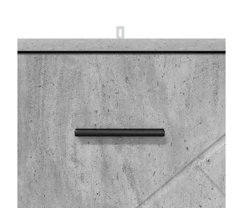 Nakts Skapītis Betona Pelēka 38 X 38 X 66 Cm Inženierijas Koks Vidaxl