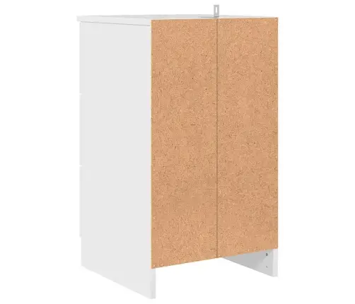 Nakts Skapītis Spīdīgi Balta 38 X 38 X 66 Cm Inženierijas Koks Vidaxl