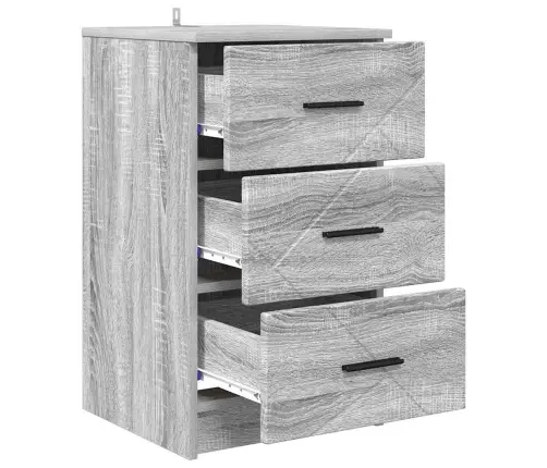 Öölambi Kapp Sahtliga Hall Sonoma 38 X 38 X 66 Cm Tehispuit