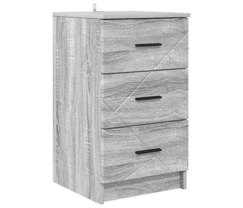 Öölambi Kapp Sahtliga Hall Sonoma 38 X 38 X 66 Cm Tehispuit