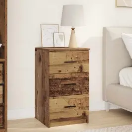 Nakts Skapītis Vecs Koks 38 X 38 X 66 Cm Inženierijas Koks Vidaxl