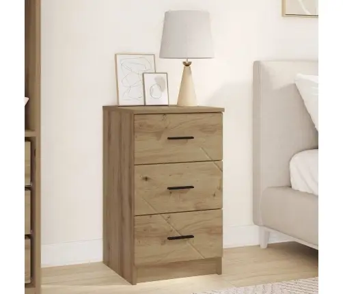 Nakts Skapītis Ar Atvilktni Amatnieku Ozola 38 X 38 X 66 Cm Vidaxl