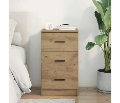 Nakts Skapītis Ar Atvilktni Amatnieku Ozola 38 X 38 X 66 Cm Vidaxl