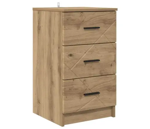 Nakts Skapītis Ar Atvilktni Amatnieku Ozola 38 X 38 X 66 Cm Vidaxl