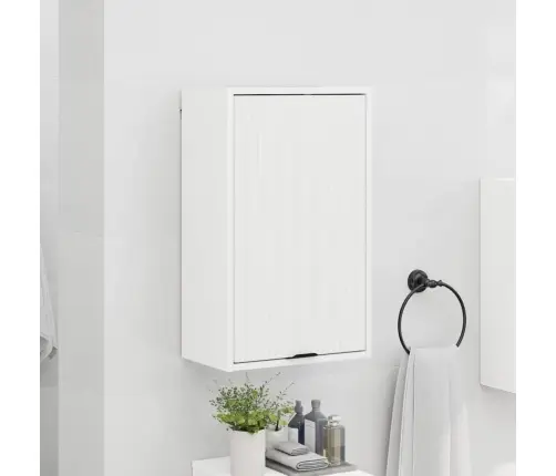 Vannas Istabas Skapītis Ar Uzglabāšanu Balts 39 X 23.5 X 65 Cm Vidaxl