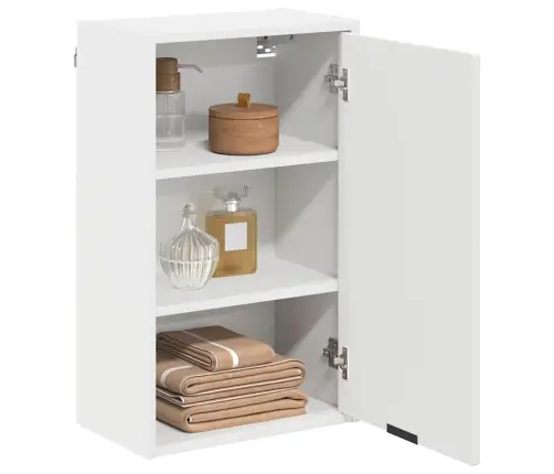 Vannas Istabas Skapītis Ar Uzglabāšanu Balts 39 X 23.5 X 65 Cm Vidaxl