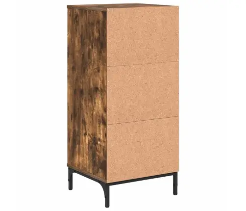 Vonios Spintelė Su Stalčių Rūkyta Ąžuolas 39,5 X 36 X 88 Cm