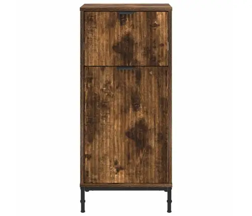 Vonios Spintelė Su Stalčių Rūkyta Ąžuolas 39,5 X 36 X 88 Cm