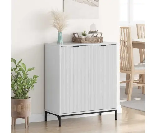 Kabalas Aukštai Blizganti Balta 69,5 X 33 X 82 Cm