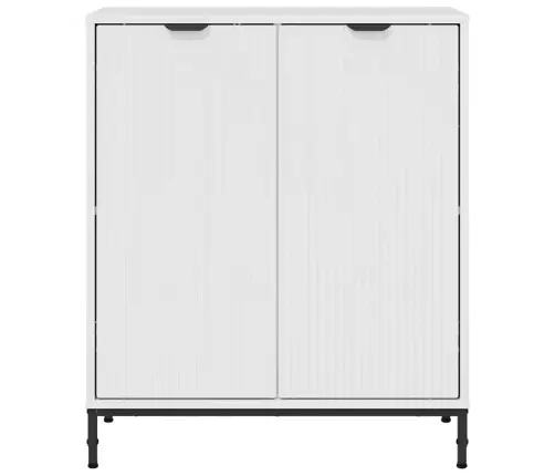 Kabalas Aukštai Blizganti Balta 69,5 X 33 X 82 Cm