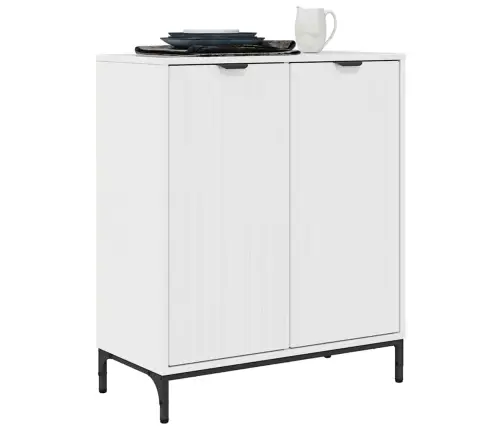 Kabalas Aukštai Blizganti Balta 69,5 X 33 X 82 Cm