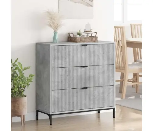 Kõide Sahtliga Betoonhall 79,5 X 33 X 82 Cm Tehispuit