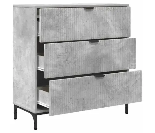 Kõide Sahtliga Betoonhall 79,5 X 33 X 82 Cm Tehispuit