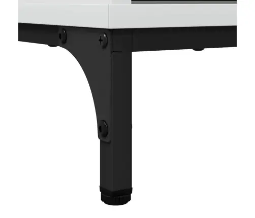 Kabalas Su Stalčių Aukštai Blizganti Balta 79,5 X 33 X 82 Cm