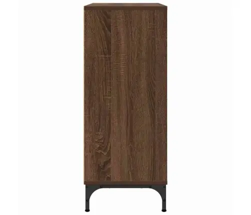 Puse Brūna Ozolkoka 79.5 X 33 X 82 Cm Inženierijas Koks Vidaxl