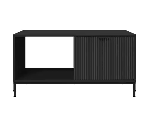 Kafijas Galdiņš Melna 90 X 49 X 46 Cm Inženierijas Koks Vidaxl