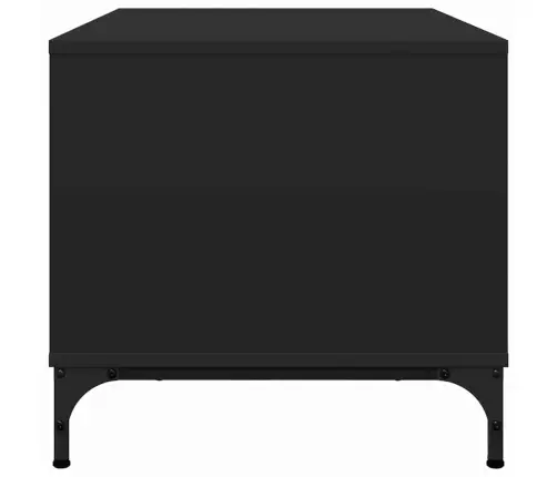 Kafijas Galdiņš Melna 90 X 49 X 46 Cm Inženierijas Koks Vidaxl