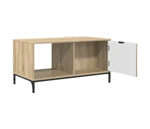 Kafijas Galdiņš Sonomas Ozola 90 X 49 X 46 Cm Inženierijas Koks Vidaxl