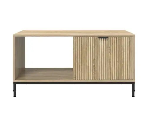 Kafijas Galdiņš Sonomas Ozola 90 X 49 X 46 Cm Inženierijas Koks Vidaxl