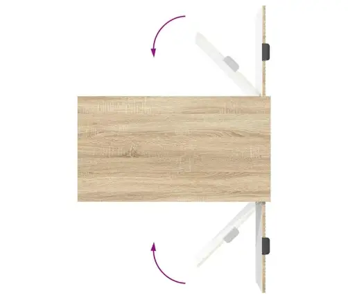 Kafijas Galdiņš Sonomas Ozola 90 X 49 X 46 Cm Inženierijas Koks Vidaxl