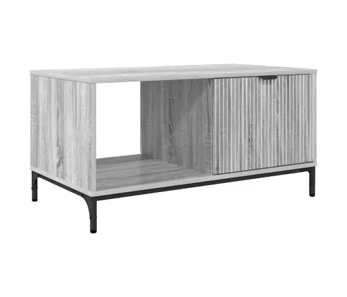 Kafijas Galdiņš Pelēka Sonomas Ozola 90 X 49 X 46 Cm Vidaxl Kafijas Galdiņš Pelēka Sonomas Ozola 90 X 49 X 46 Cm Vidaxl