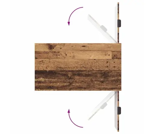 Kohvilaud Vana Puit 90 X 49 X 46 Cm Tehispuit