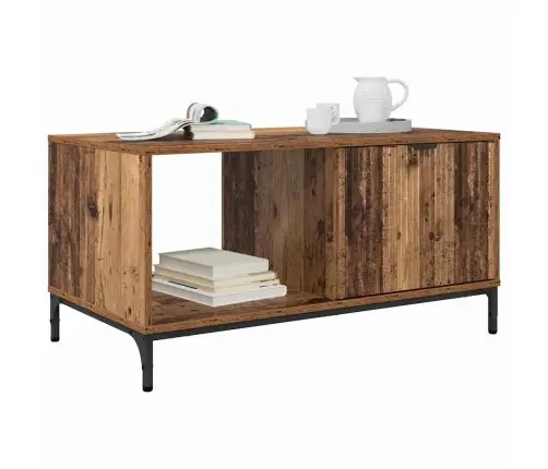 Kohvilaud Vana Puit 90 X 49 X 46 Cm Tehispuit